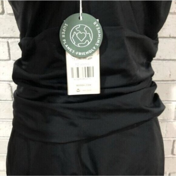 Boden Women’s Black Halter Ruched Swimsuit - Picture 12 of 15